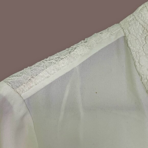Vintage Precis Button Down White Blouse - Picture 4 of 8